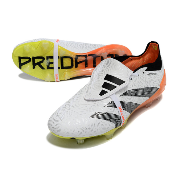 Adidas Predator 30 Elite Tongue White Orange and Gray FG