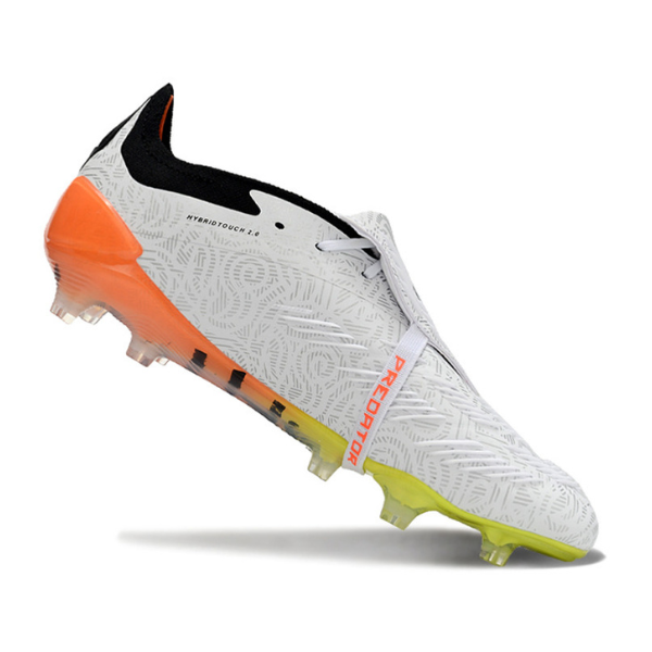 Adidas Predator 30 Elite Tongue White Orange and Gray FG