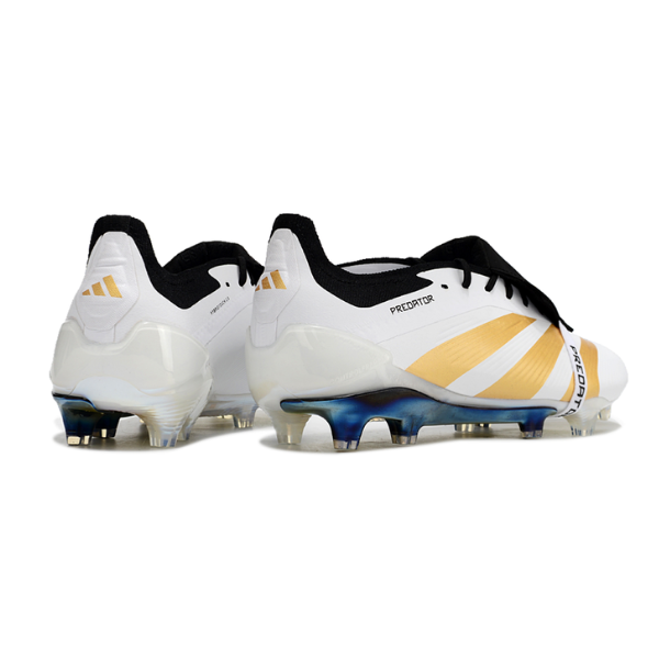 Adidas Predator 30 Elite Tongue White Black and Yellow FG