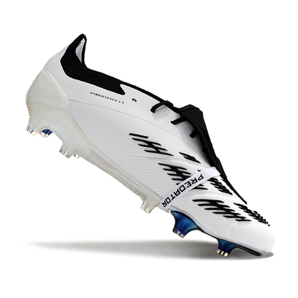 Adidas Predator 30 Elite Tongue White Black and Yellow FG