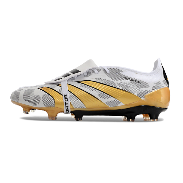 Adidas Predator 30 Elite Tongue White Yellow and Gray FG