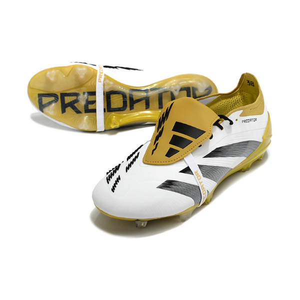 Adidas Predator 30 Elite Tongue White and Gold FG