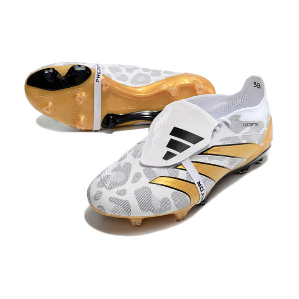 Adidas Predator 30 Elite Tongue White Yellow and Gray FG