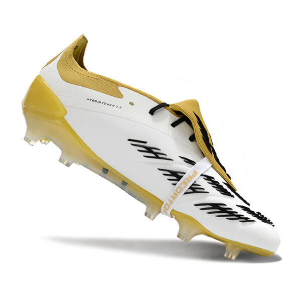 Adidas Predator 30 Elite Tongue White and Gold FG