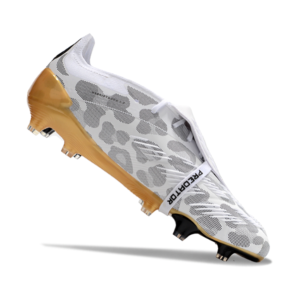 Adidas Predator 30 Elite Tongue White Yellow and Gray FG