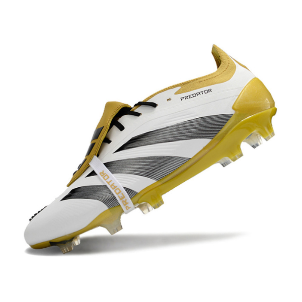Adidas Predator 30 Elite Tongue White and Gold FG