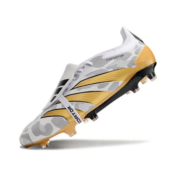Adidas Predator 30 Elite Tongue White Yellow and Gray FG