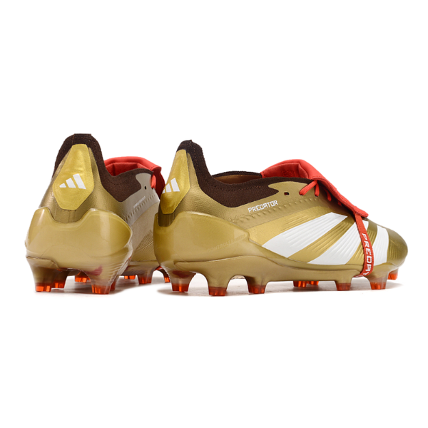 Adidas Predator 30 Elite Tongue Gold and Red FG