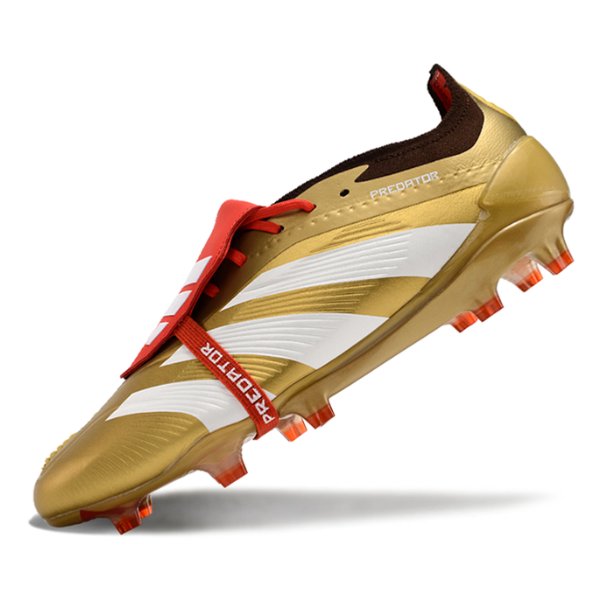 Adidas Predator 30 Elite Tongue Gold and Red FG