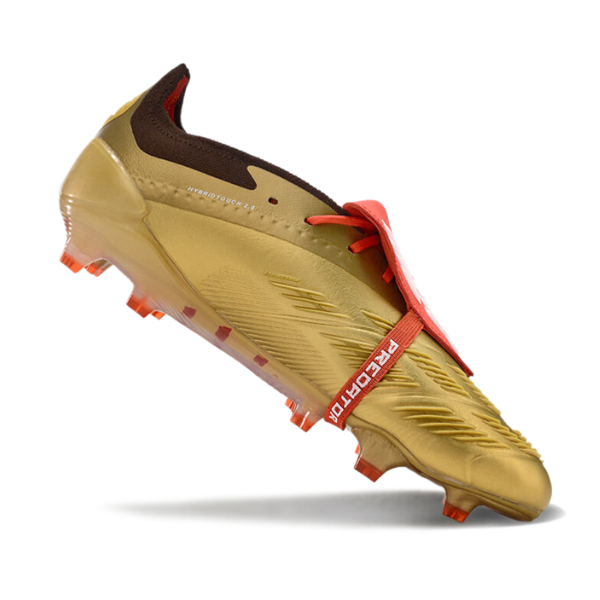 Adidas Predator 30 Elite Tongue Gold and Red FG