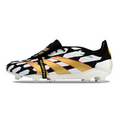 Adidas Predator 30 Elite Tongue Black White and Yellow FG