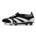 Adidas Predator 30 Elite Tongue Black White and Gray FG