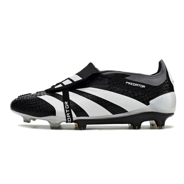 Adidas Predator 30 Elite Tongue Black White and Gray FG