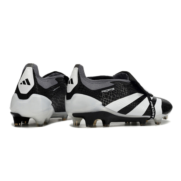Adidas Predator 30 Elite Tongue Black White and Gray FG
