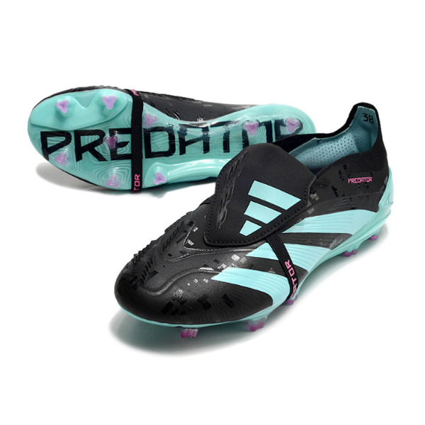 Adidas Predator 30 Elite Tongue Black and Light Blue FG