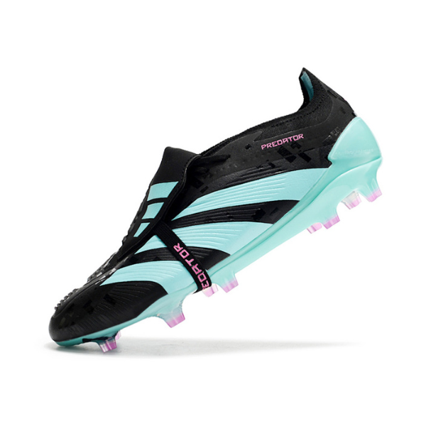 Adidas Predator 30 Elite Tongue Black and Light Blue FG
