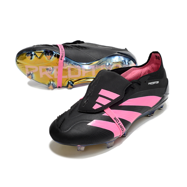 Adidas Predator 30 Elite Tongue Black and Pink FG