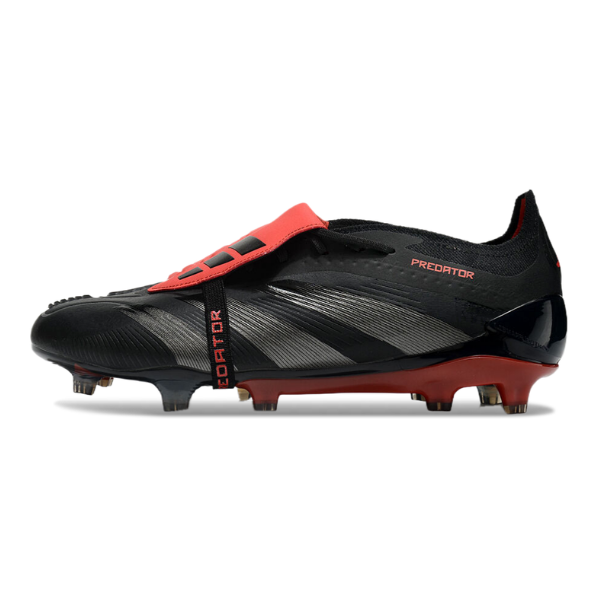 Adidas Predator 30 Elite Tongue Black and Red FG
