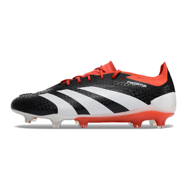 Adidas Predator 30 Elite Black White and Red FG