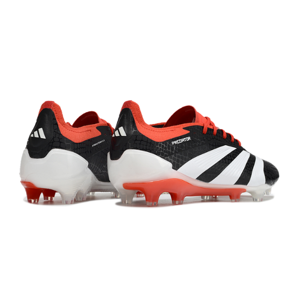Adidas Predator 30 Elite Black White and Red FG