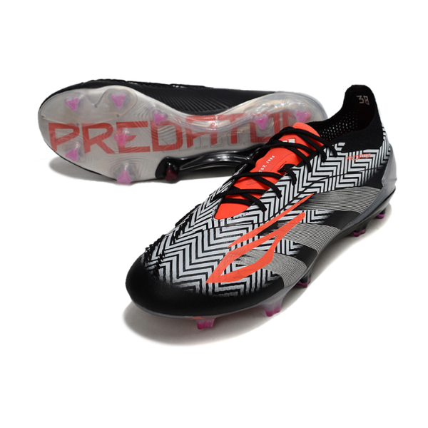 Adidas Predator 30 Elite Black Gray and Red FG