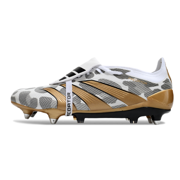 Adidas Predator 30 Elite White Gray and Yellow SG