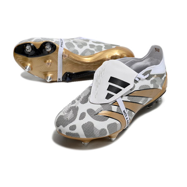 Adidas Predator 30 Elite White Gray and Yellow SG