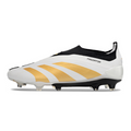 Adidas Predator 30 Elite Laceless White Yellow and Black FG