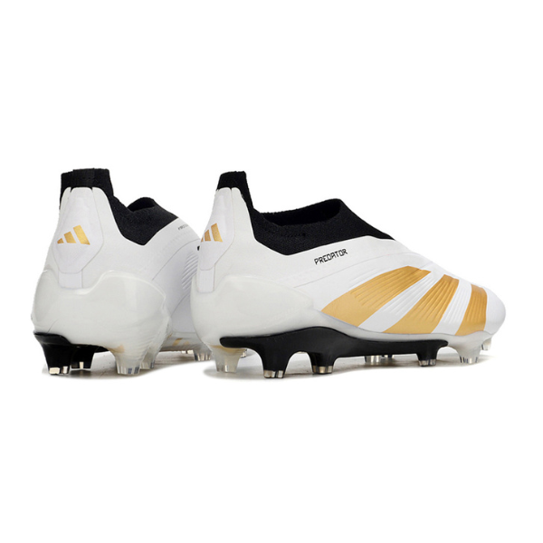 Adidas Predator 30 Elite Laceless White Yellow and Black FG
