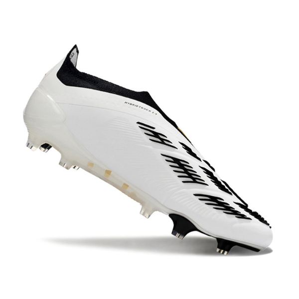 Adidas Predator 30 Elite Laceless White Yellow and Black FG