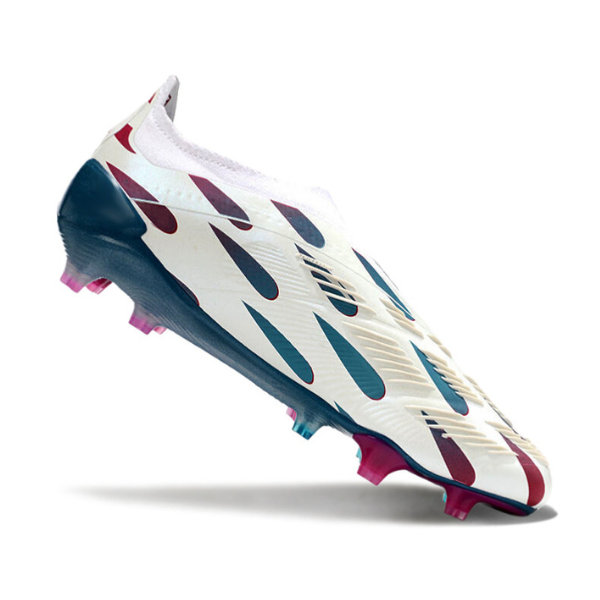 Adidas Predator 30 Elite Laceless White Blue and Pink FG