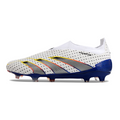 Adidas Predator 30 Elite Laceless White Blue and Orange FG