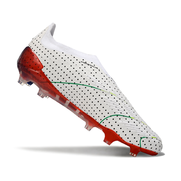 Adidas Predator 30 Elite Laceless White Blue and Orange FG