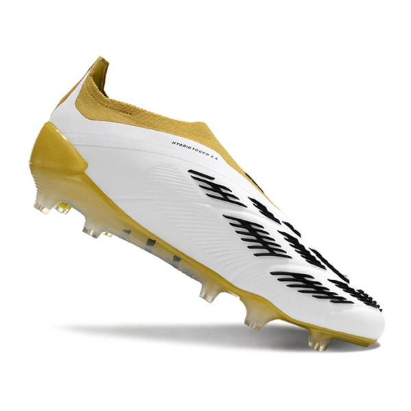 Adidas Predator 30 Elite Laceless White and Yellow FG