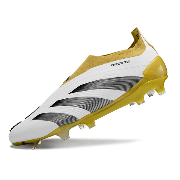 Adidas Predator 30 Elite Laceless White and Yellow FG