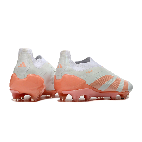 Adidas Predator 30 Elite Laceless White and Orange FG