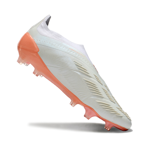 Adidas Predator 30 Elite Laceless White and Orange FG