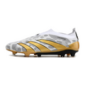 Adidas Predator 30 Elite Laceless Gray and Gold FG
