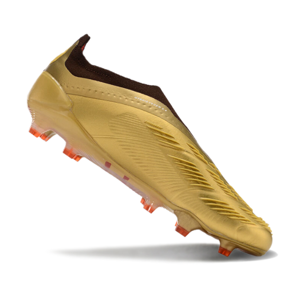 Adidas Predator 30 Elite Laceless Gold and Red FG