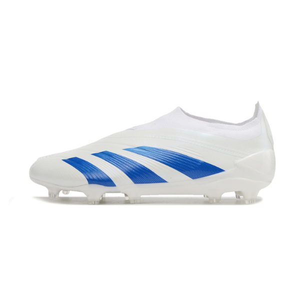 Adidas Predator 30 Elite Laceless White and Blue Kvaratskhelia Pack FG