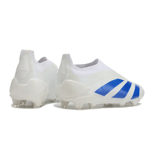 Adidas Predator 30 Elite Laceless White and Blue Kvaratskhelia Pack FG