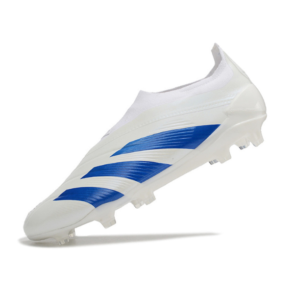Adidas Predator 30 Elite Laceless White and Blue Kvaratskhelia Pack FG