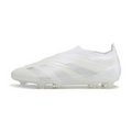 Adidas Predator 30 Elite Laceless White and Gray FG