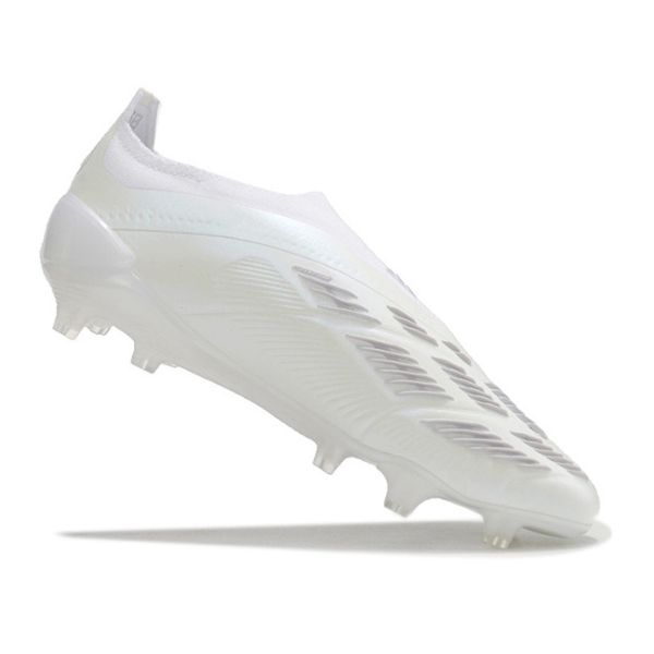 Adidas Predator 30 Elite Laceless White and Gray FG