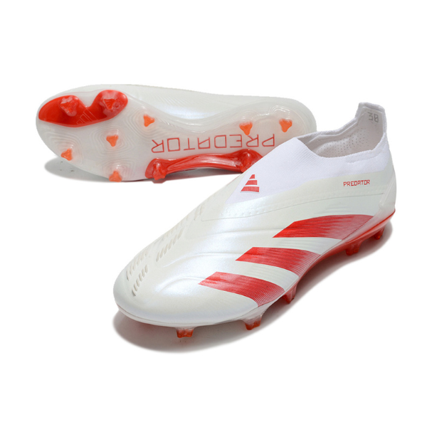 Adidas Predator 30 Elite Laceless Black and Red FG