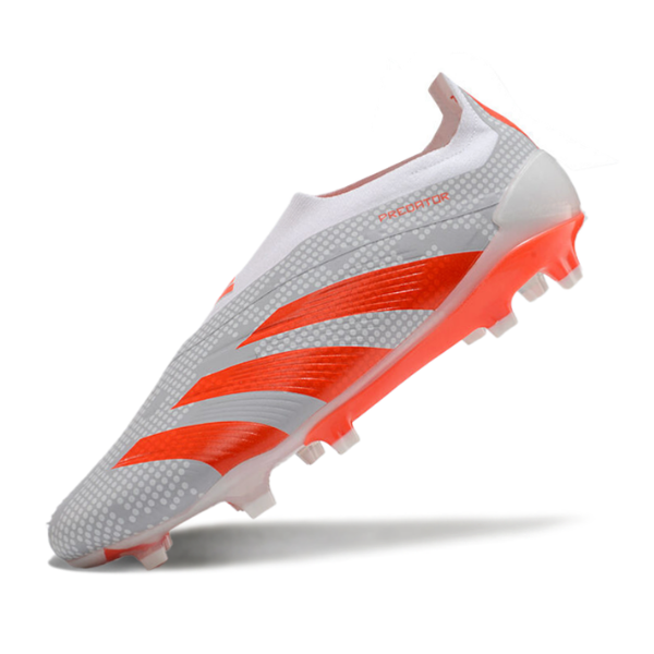 Adidas Predator 30 Elite Laceless White and Orange FG