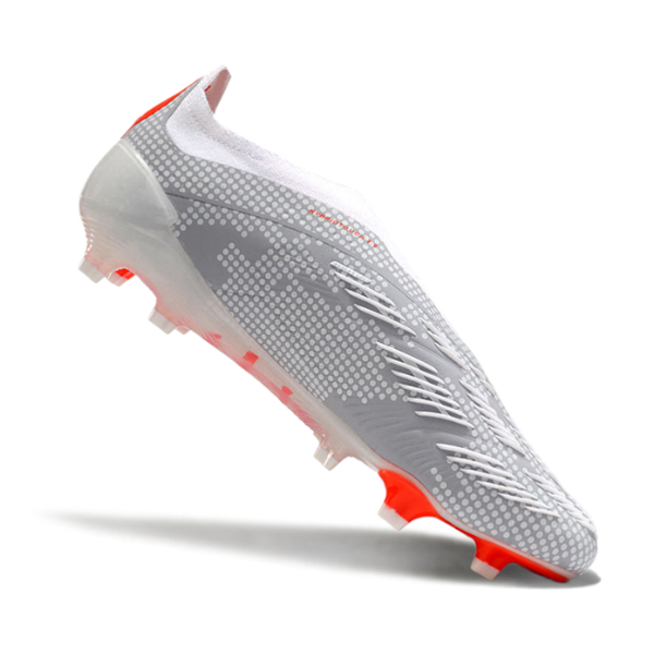 Adidas Predator 30 Elite Laceless White and Orange FG