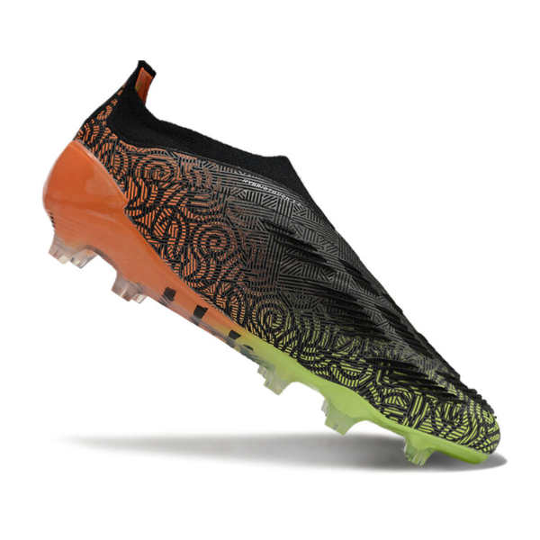 Adidas Predator 30 Elite Laceless Black Green and Orange FG