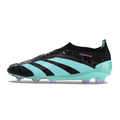 Adidas Predator 30 Elite Laceless Black and Light Blue FG