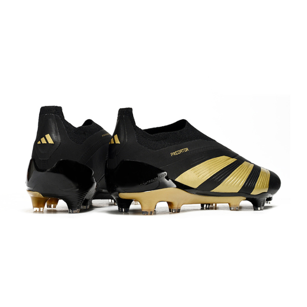 Adidas Predator 30 Elite Laceless Black and Gold FG
